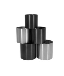 EUROPALMS STEELECHT-35 Nova, stainless steel pot, anthracite, Ø35cm