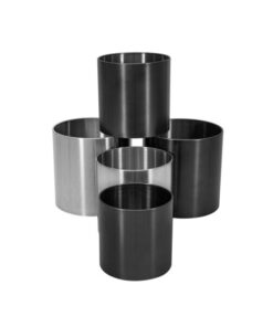 EUROPALMS STEELECHT-40 Nova, stainless steel pot, anthracite, Ø40cm