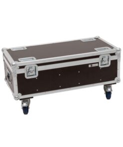 ROADINGER Flightcase 4x Audience Blinder 2x100W LED COB CW/WW with wheels