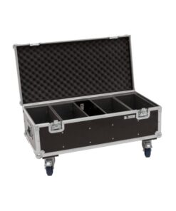 ROADINGER Flightcase 4x Audience Blinder 2x100W LED COB CW/WW with wheels
