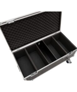 ROADINGER Flightcase 4x Audience Blinder 2x100W LED COB CW/WW with wheels