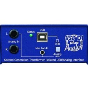 ARX USB DI PLUS USB/Analog input Balanced Stereo DI Box