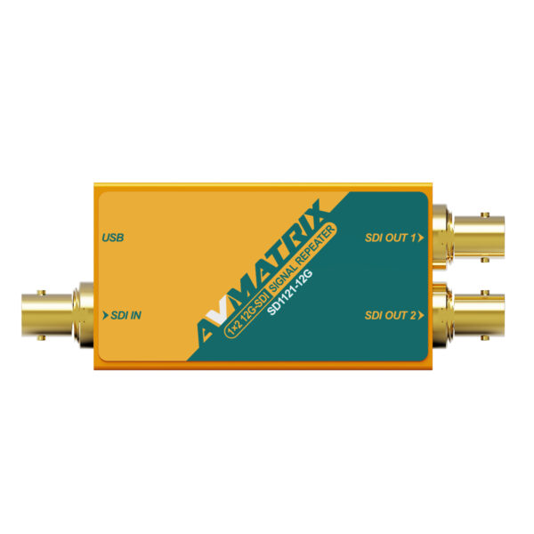 AV Matrix SD1121-12G Distributore Ampliﬁcatore 2 Canali SDI - 12G