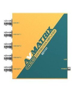 AV Matrix SD1141 Distributore Ampliﬁcatore 4 Canali SDI