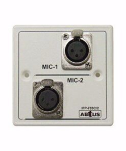 Abtus IFP-703C2 Pannellino Interfaccia con 2x XLR 3 poli femmina