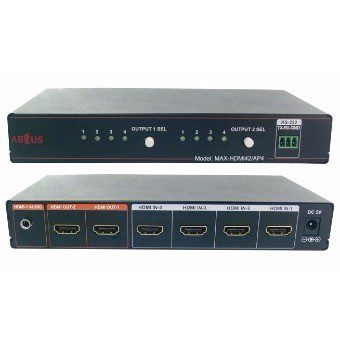 Abtus MAX-HDMI42/AP4 HDMI Matrix 4x2 Audio Stereo