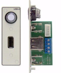 Abtus MU-USB/A-06C Pannellino modulare Interfaccia standard USB A con pulsante