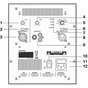 HP Audio HP-SA158 Diffusore bi-amplificato da 12