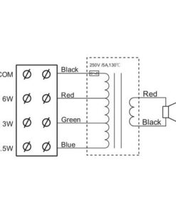Honeywell L-VCP6A/EN Altoparlante da incasso per linea 100V - 6/3/1,5/0,75W