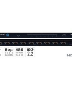 Key Digital KD-DA1x8 Distributore HDMI 1/in 8/out 4K - HDCP2.2 - HDR10 - EDID control