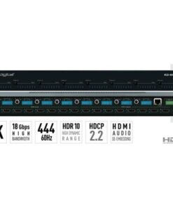 Key Digital KD-MS8x8G Matrice HDMI 8x8 4K/18G - HDCP2.2 - HDR - EDID control Audio De-embedding analogico L/R bilanciato/sbilanciato e Digitale coassiale