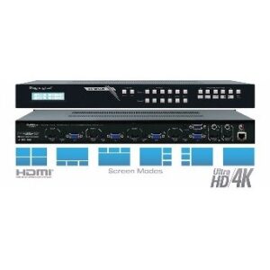 Key Digital KD-VW4x4Pro Video Wall Processor HDMI-VGA-Audio analogico 4/in 4/out - EDID