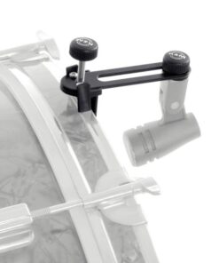 Konig & Meyer 24035 Morsetto con slitta regolabile per microfoni su batteria o altri usi