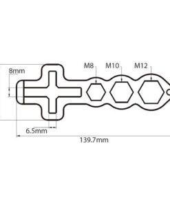 Kupo WS-140 Chiave multipla universale