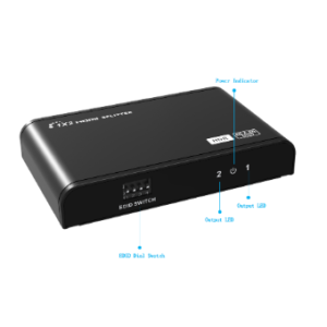 Lenkeng LKV-312ED-V2 HDMI Splitter 1 in 2 out Audio Video Ver. 2.0 - 4kx2k