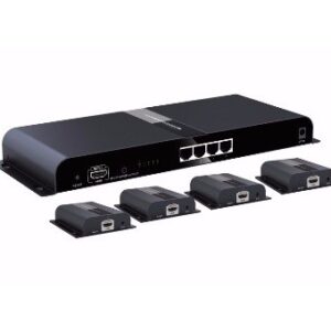 Lenkeng LKV-314HDBitT HDMI HDBitT Splitter/ExtenderTX/RX - 1xIn - 4xOut con 4 Ricevitori