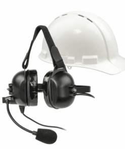 Listen LA-455 Cuffia 2 padiglioni ad alto isolamento con Microfono per usi industriali