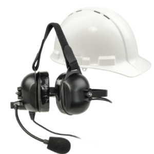 Listen LA-455 Cuffia 2 padiglioni ad alto isolamento con Microfono per usi industriali