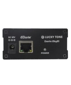 Lucky Tone Dante 2by2i POE DANTE 2/in 2/out bilanciati/sbilanciati Micro/Aux
