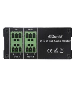 Lucky Tone Dante 2by2i POE DANTE 2/in 2/out bilanciati/sbilanciati Micro/Aux