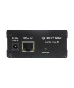 Lucky Tone Dante 4by4i POE DANTE 4/in 4/out bilanciati/sbilanciati Micro/Aux