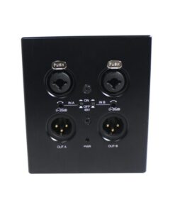 Lucky Tone Dante Panel 2 DANTE Pannello da incasso 2x2 Dante/Analogico Analogico/Dante