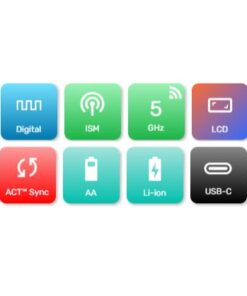 Mipro ACT-580H Trasmettitore Digitale Beltpack Funziona con batteria ricaricabile MB-5 o con 2 batterie AA