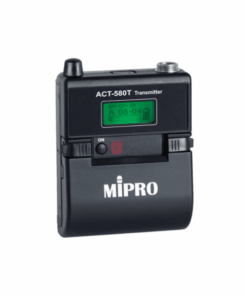 Mipro ACT-580T Trasmettitore Digitale Beltpack Funziona con batteria ricaricabile MB-5 o con 2 batterie AA