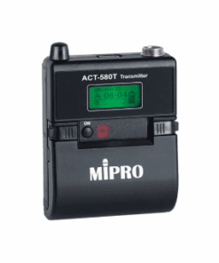 Mipro ACT-580T Trasmettitore Digitale Beltpack Funziona con batteria ricaricabile MB-5 o con 2 batterie AA