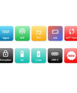 Mipro ACT-800H/5UA Trasmettitore a impugnatura da 72 MHz di banda con batteria ricaricabile al Litio o Alkaline