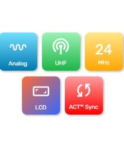 Mipro ACT343 Ricevitore quadruplo ACT 72+12 canali  UHF