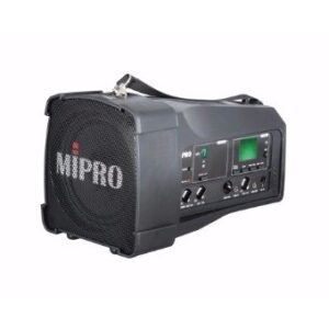 Mipro MA100 Amplificazione portatile da 50/85W a batteria con 1 ricevitore per radiomicrofono - Lettore Registratore su USB e Bluetooth Plug-in