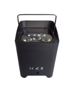 PLS Professional EP6X18-WDMX Faro a batteria con 6 Led da 18W RGBWA+UV 6in1