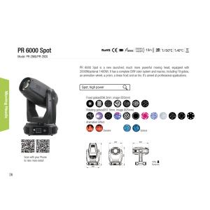 PR Lighting PR-2920 PR 6000 Spot 1400W