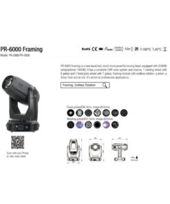PR Lighting PR-2920 PR 6000 Spot 1400W