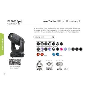 PR Lighting PR-2960 PR 6000 Spot 2000W