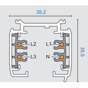 PowerTRACK BES-3F Binario elettrificato da superficie 3 circuiti
