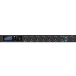 QLab EF-61SM Pre-Mixer stereo 6 canali con Mediaplayer e telecomando