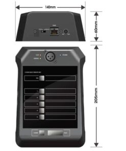 QLab RM4 Base microfonica con selettore 4 zone/All e Chime