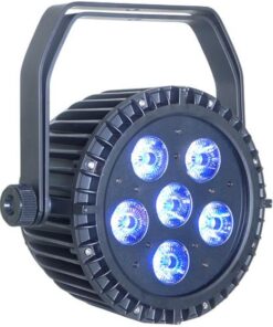 SuperLED MR-F618C Faro a Led a batteria 6x18W - RGBAW+UV - IP 65 - Ricevitore DMX