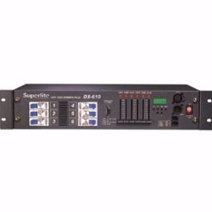 SuperLite DX-610 Dimmer DMX 6 canali da 10A (2000w) per canale