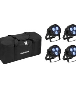EUROLITE Set 4x LED PARty Hybrid Spot + Soft Bag