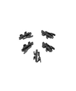 OMNITRONIC Microphone Cable Clip MK2, black 5x