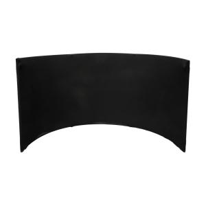 OMNITRONIC Mobile DJ Screen Curved incl. Cover bk