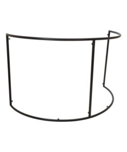 OMNITRONIC Mobile DJ Screen Curved incl. Cover bk