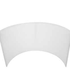 OMNITRONIC Mobile DJ Screen Curved incl. Cover wh