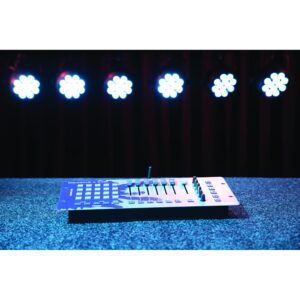 ColorCue 2 Air Controller LED a 6 fader intelligente alimentato a batteria, 6 colori, con DMX wireless