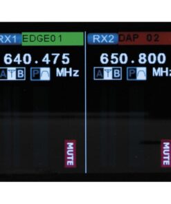 EDGE EBS-2 Set doppio beltpack wireless - 610-670 MHz