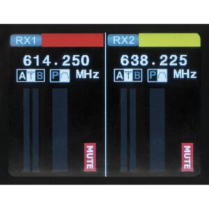 EDGE EHS-2 Set doppio microfono portatile wireless - 610-670 MHz