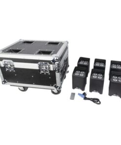 EventLITE 4/10 Q6 Set Valigetta di trasporto incl. 6 EventLITE 4/10 Q6